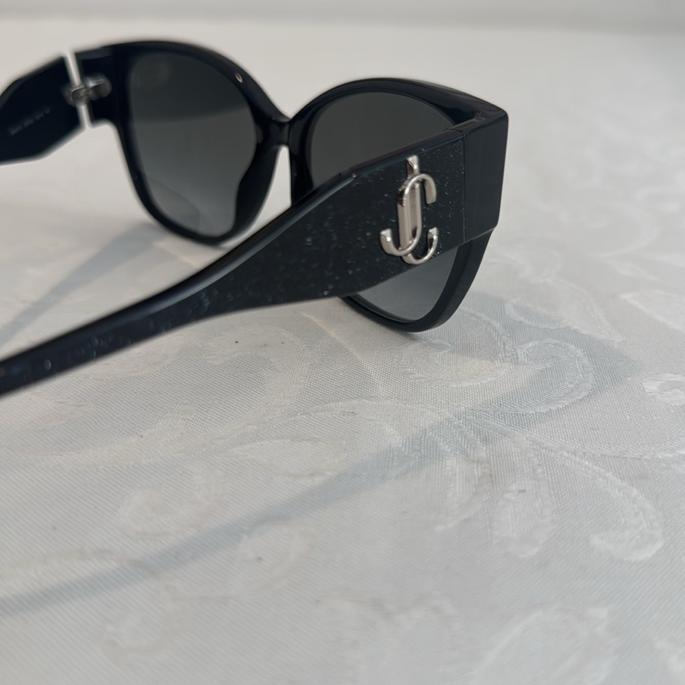 Jimmy Choo 58 mm Shays Rectangle Sunglasses. - Picture 8 of 13